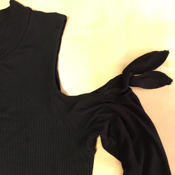 Aerie Black Tie Shoulder Dress - Picture 7 of 12